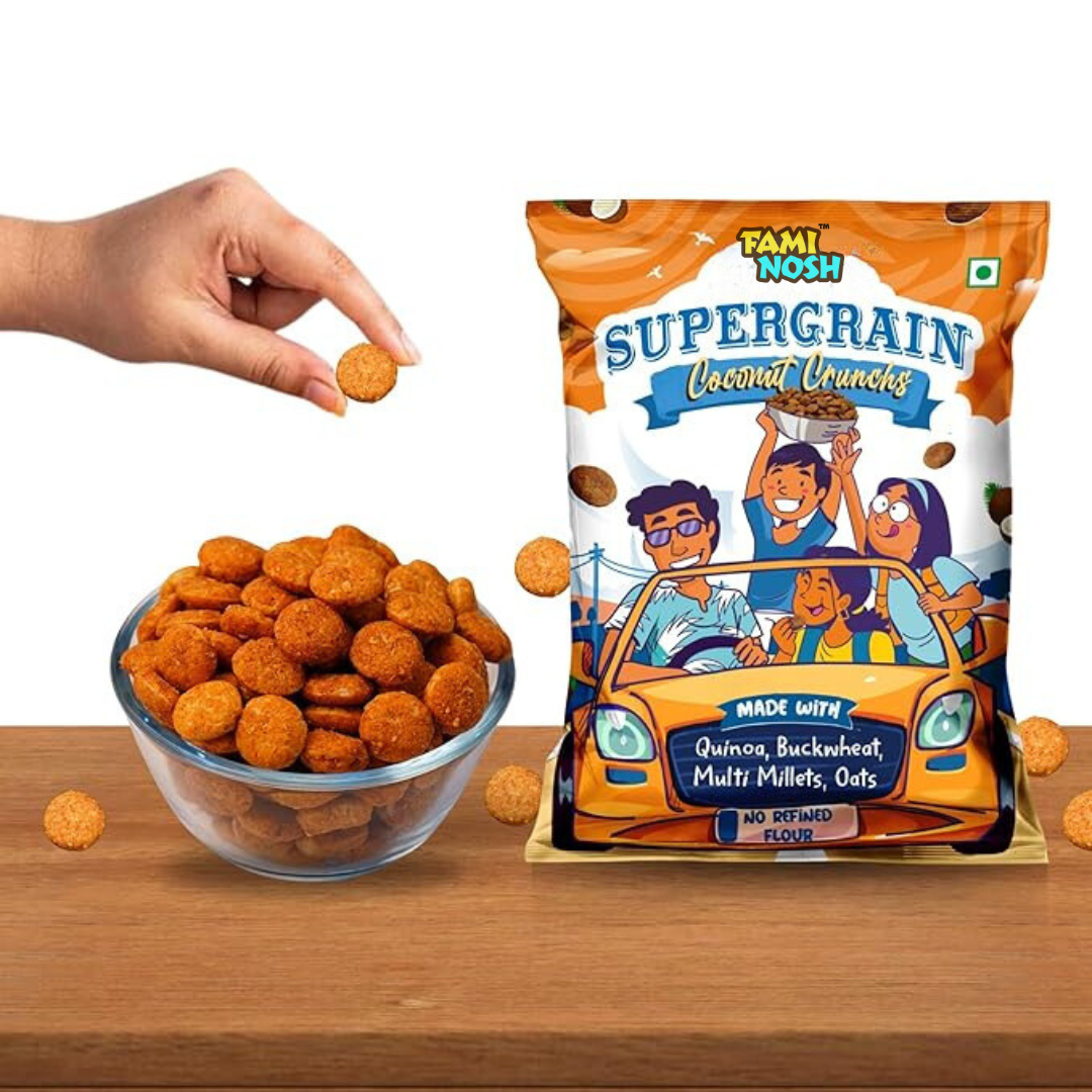 Supergrain Coconut Crunchs 5X30g